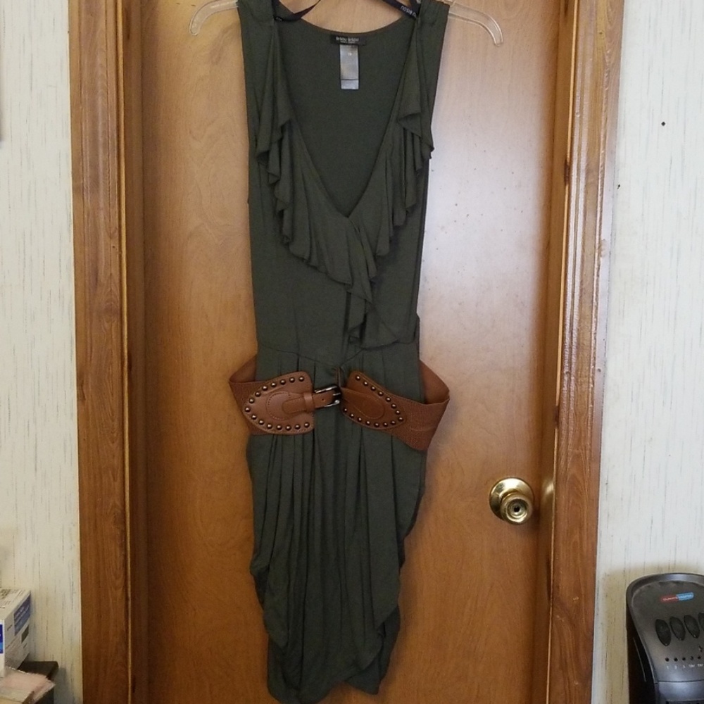Olive Green Dress